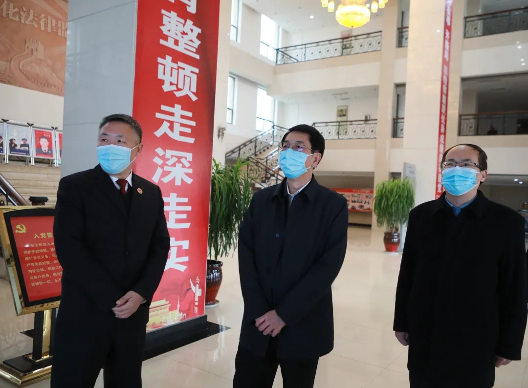 段文龍檢察長到濟源兩級院調研并與人大代表座談交流